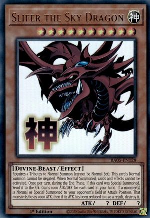 Slifer the Sky Dragon (RA05-EN128) - Rarity Collection 5 1st Edition