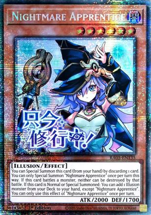 Nightmare Apprentice (Starlight Rare) (RA05-EN135) - Rarity Collection 5 1st Edition
