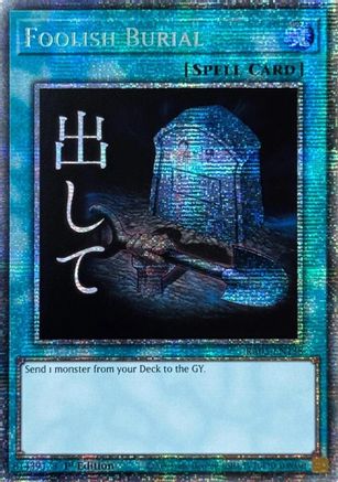 Foolish Burial (Starlight Rare) (RA05-EN138) - Rarity Collection 5 1st Edition