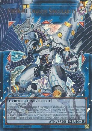 Firewall Dragon Singularity (RA05-EN146) - Rarity Collection 5 1st Edition