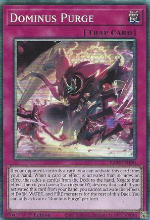 Dominus Purge (Collector's Rare) (RA05-EN150) - Rarity Collection 5 1st Edition