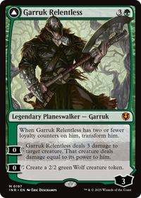 Garruk Relentless (INR-197) - Innistrad Remastered