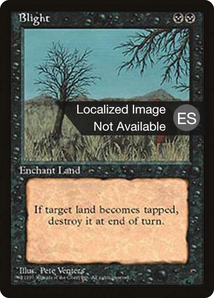 Blight (4BB-) - Fourth Edition Foreign Black Border