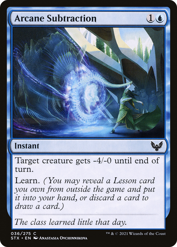 Arcane Subtraction (STX-036) - Strixhaven: School of Mages Foil