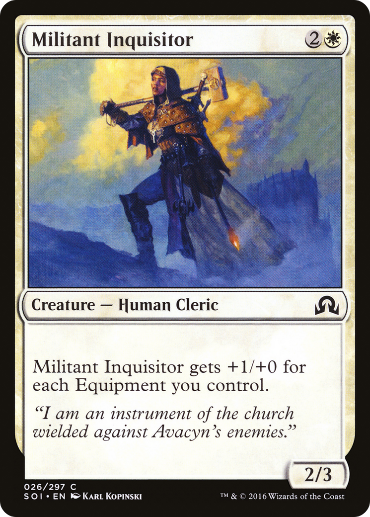 Militant Inquisitor (SOI-026) - Shadows over Innistrad Foil