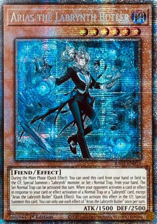 Arias the Labrynth Butler (Starlight Rare) (RA05-EN028) - Rarity Collection 5 1st Edition