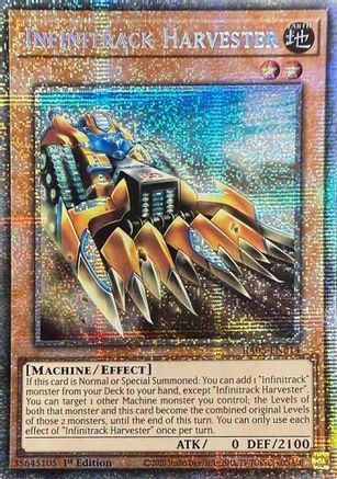 Infinitrack Harvester (Starlight Rare) (RA05-EN014) - Rarity Collection 5 1st Edition