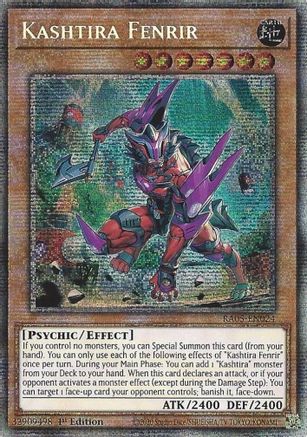 Kashtira Fenrir (Starlight Rare) (RA05-EN024) - Rarity Collection 5 1st Edition