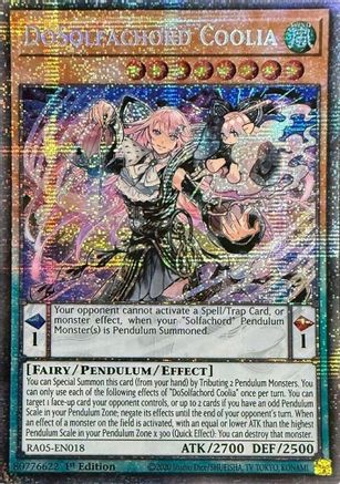 DoSolfachord Coolia (Starlight Rare) (RA05-EN018) - Rarity Collection 5 1st Edition