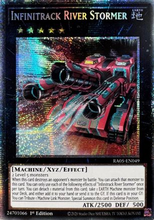 Infinitrack River Stormer (Starlight Rare) (RA05-EN049) - Rarity Collection 5 1st Edition