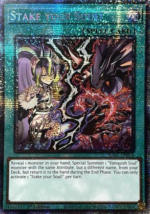 Stake Your Soul! (Starlight Rare) (RA05-EN069) - Rarity Collection 5 1st Edition