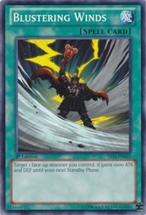 Blustering Winds (YS13-EN022) - Super Starter: V for Victory 1st Edition