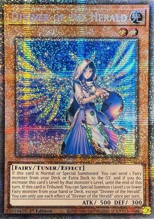 Diviner of the Herald (Starlight Rare) (RA05-EN017) - Rarity Collection 5 1st Edition
