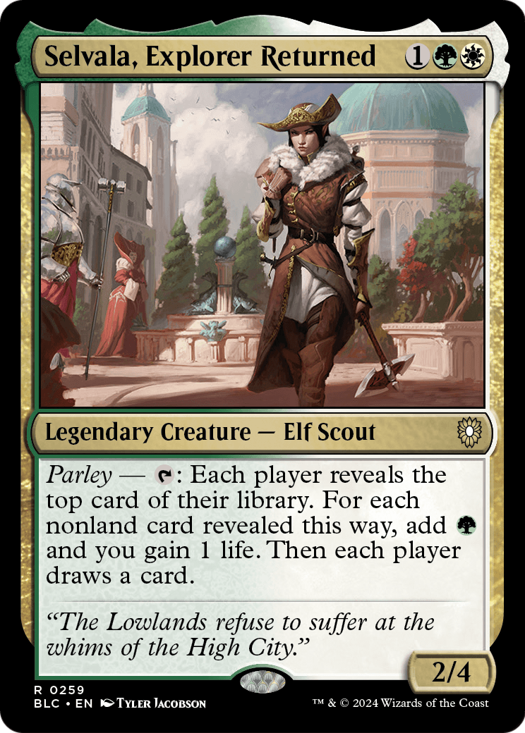 Selvala, Explorer Returned (BLC-259) - Bloomburrow Commander