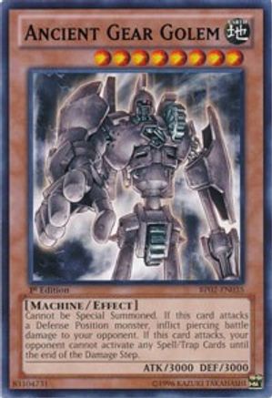 Ancient Gear Golem (BP02-EN035) - Battle Pack 2: War of the Giants Unlimited