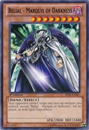 Belial - Marquis of Darkness (BP02-EN061) - Battle Pack 2: War of the Giants 1st Edition