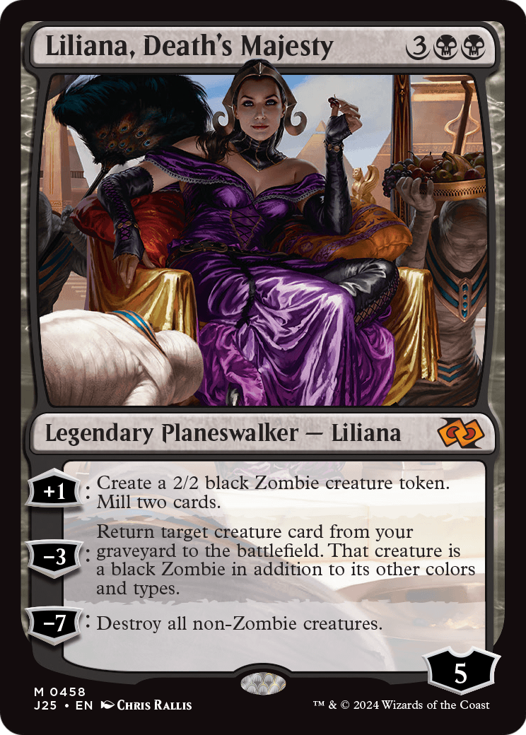 Liliana, Death's Majesty (J25-458) - Foundations Jumpstart
