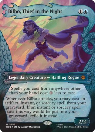 Bilbo, Thief in the Night (Showcase) (Surge Foil) (HOB-255) - The Hobbit Foil