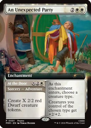 An Unexpected Party (Extended Art) (PRM-001) - Promo Pack: The Hobbit Foil