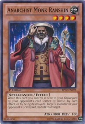 Anarchist Monk Ranshin (BP02-EN092) - Battle Pack 2: War of the Giants Unlimited