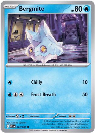 Bergmite 023  ME04 Chaos Rising - Common
