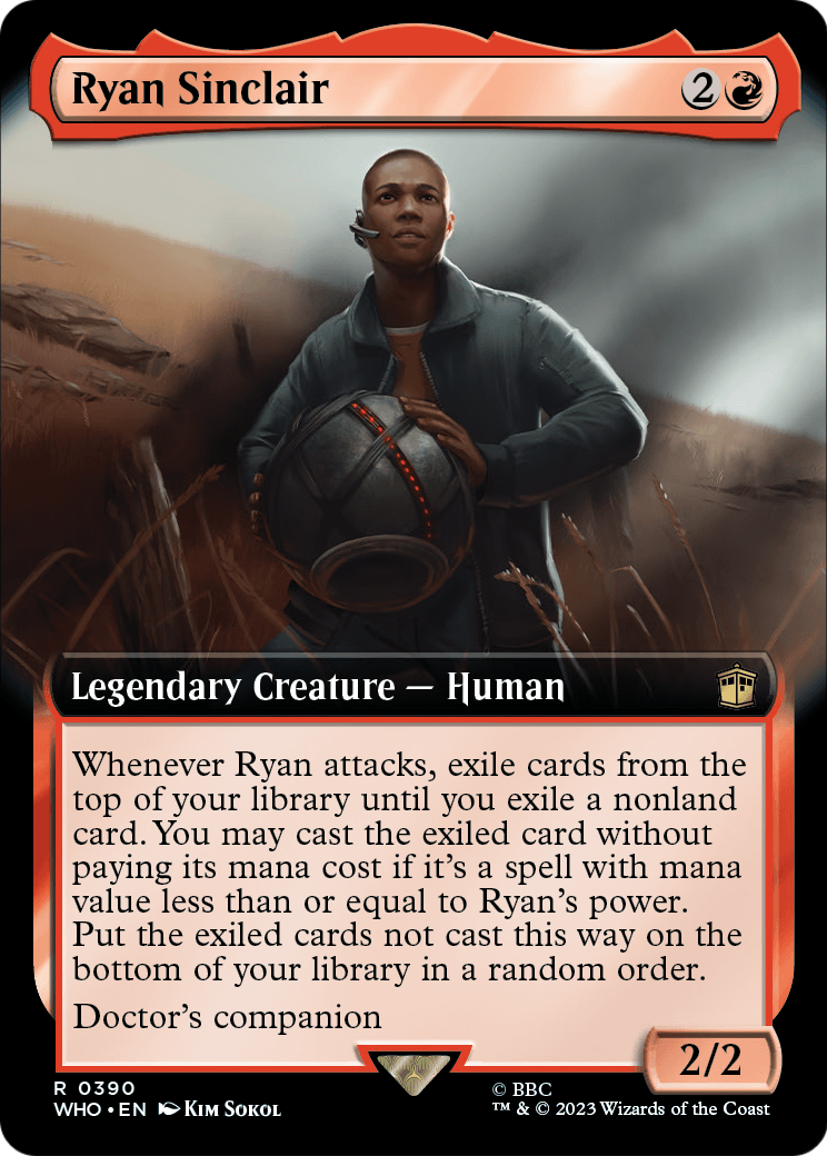 Ryan Sinclair (Extended Art) (WHO-390) - Doctor Who: (Extended Art) Foil