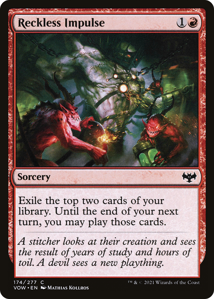 Reckless Impulse (VOW-174) - Innistrad: Crimson Vow