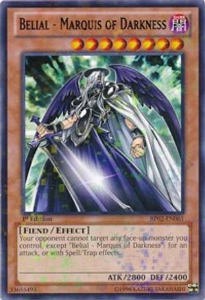 Belial - Marquis of Darkness (Mosaic Rare) (BP02-EN061) - Battle Pack 2: War of the Giants Unlimited