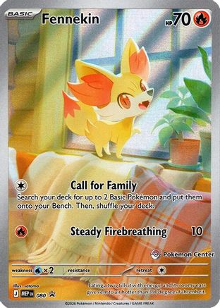 Fennekin (Pokemon Center Exclusive) 080  ME Mega Evolution Promo - Promo