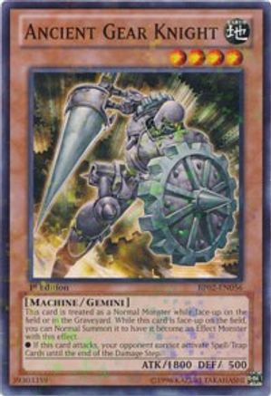 Ancient Gear Knight (Mosaic Rare) (BP02-EN056) - Battle Pack 2: War of the Giants Unlimited
