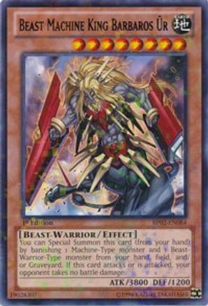 Beast Machine King Barbaros Ur (Mosaic Rare) (BP02-EN084) - Battle Pack 2: War of the Giants Unlimited