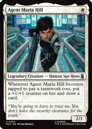 Agent Maria Hill (MSH-002) - Marvel Super Heroes Foil