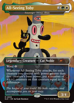 All-Seeing Toby - Sovereign Okinec Ahau (SLD-2695) - Secret Lair Drop Series Foil
