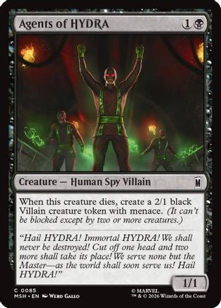 Agents of HYDRA (MSH-085) - Marvel Super Heroes Foil