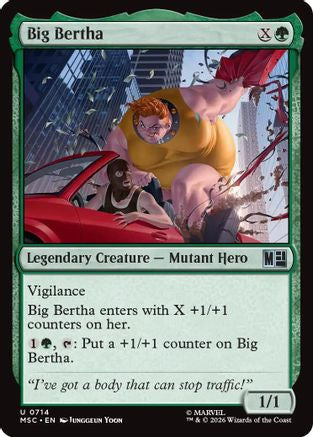 Big Bertha (MSC-714) - Commander: Marvel Super Heroes Foil