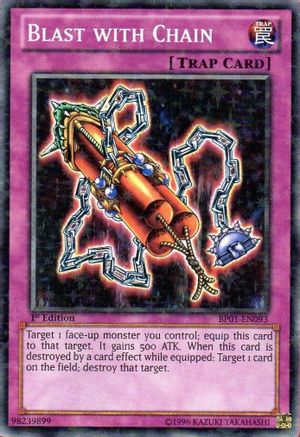 Blast with Chain (Starfoil) (BP01-EN093) - Battle Pack: Epic Dawn Unlimited
