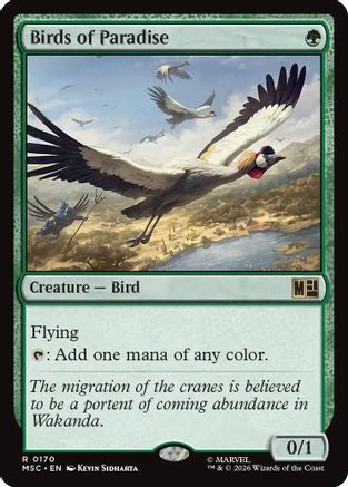 Birds of Paradise (MSC-170) - Commander: Marvel Super Heroes