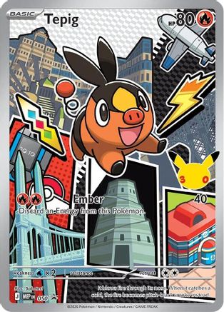Tepig 050  - Holofoil ME Mega Evolution Promo - Promo