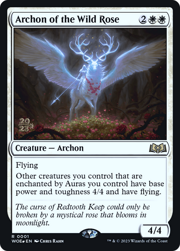 Archon of the Wild Rose (PRE-001) - Wilds of Eldraine Promos Foil
