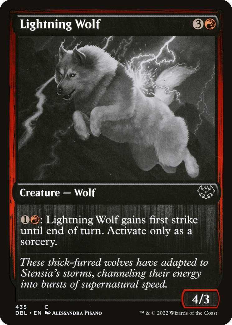 Lightning Wolf (DBL-435) - Innistrad: Double Feature Foil