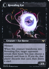 Concealing Curtains (PRE-101) - Innistrad: Crimson Vow Promos: (Double Faced Transform) Foil