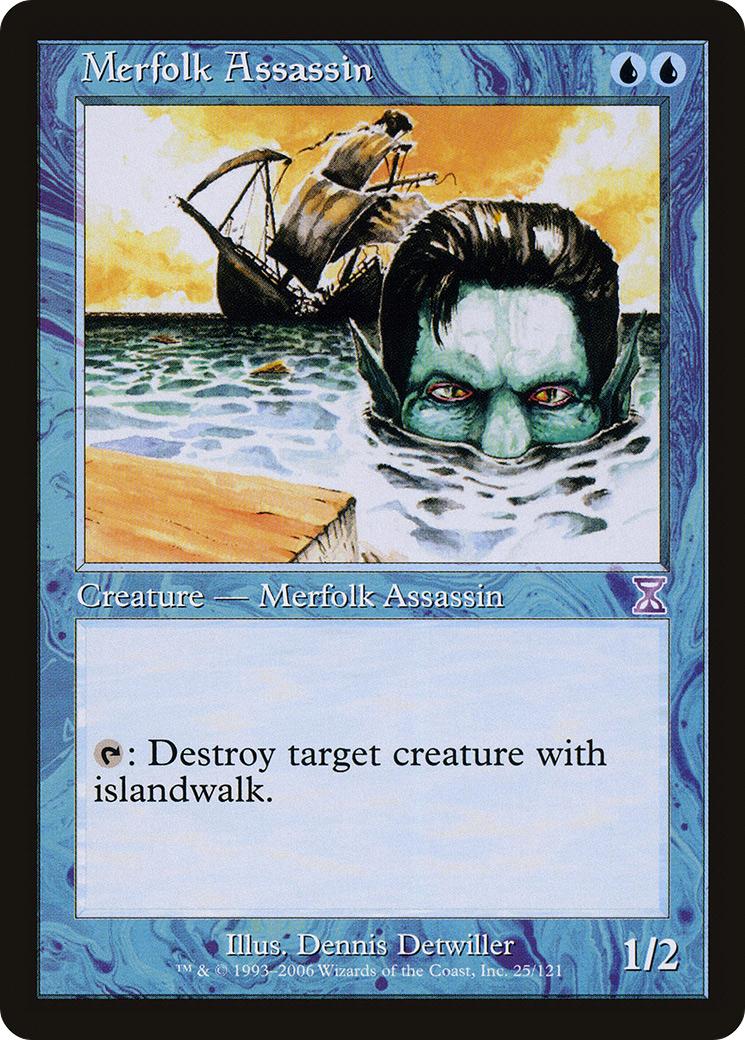 Merfolk Assassin (TSB-025) - Time Spiral Timeshifted Foil