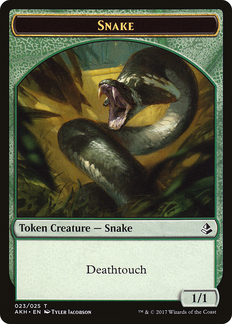 Snake Token (AKH-023) - Amonkhet Tokens Foil