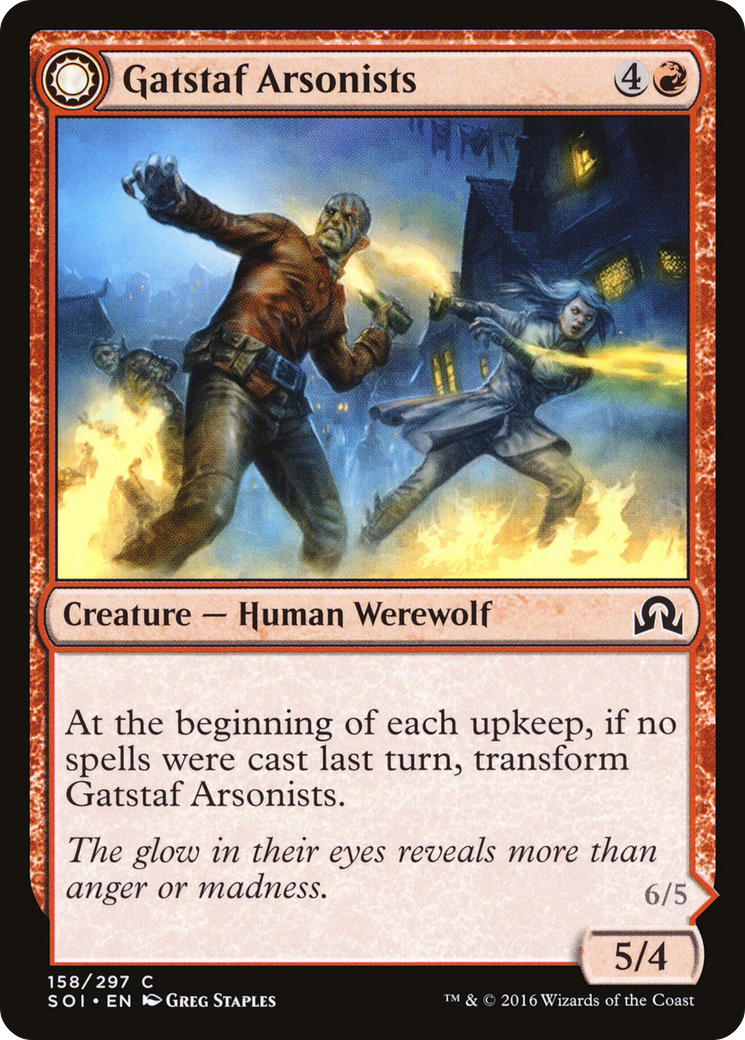 Gatstaf Arsonists (SOI-158) - Shadows over Innistrad: (Double Faced Transform)