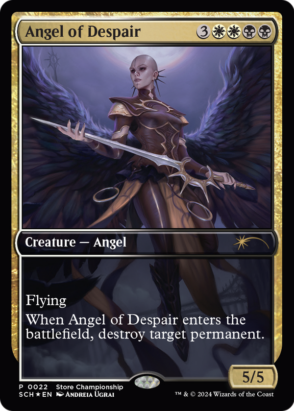 Angel of Despair (GAME-022) - Store Championships Foil
