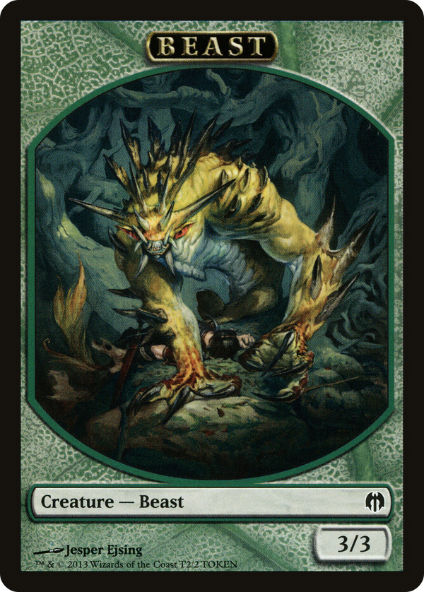Beast Token (DDL-0T2) - Duel Decks: Heroes vs. Monsters Tokens