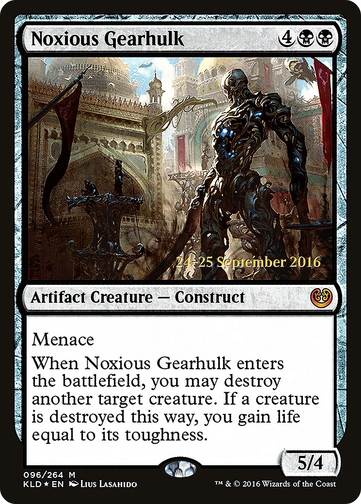 Noxious Gearhulk (PRE-096) - Kaladesh Promos Foil