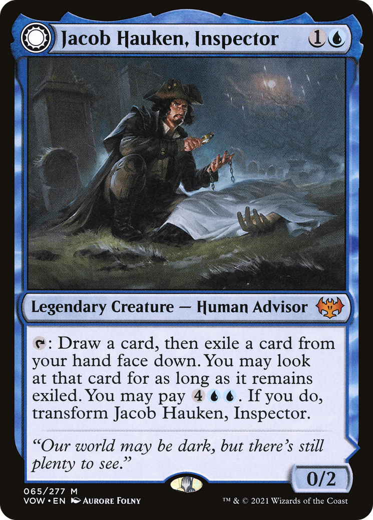 Jacob Hauken, Inspector (VOW-065) - Innistrad: Crimson Vow: (Double Faced Transform)