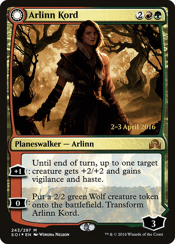 Arlinn Kord (PRE-243) - Shadows over Innistrad Promos: (Double Faced Transform) Foil