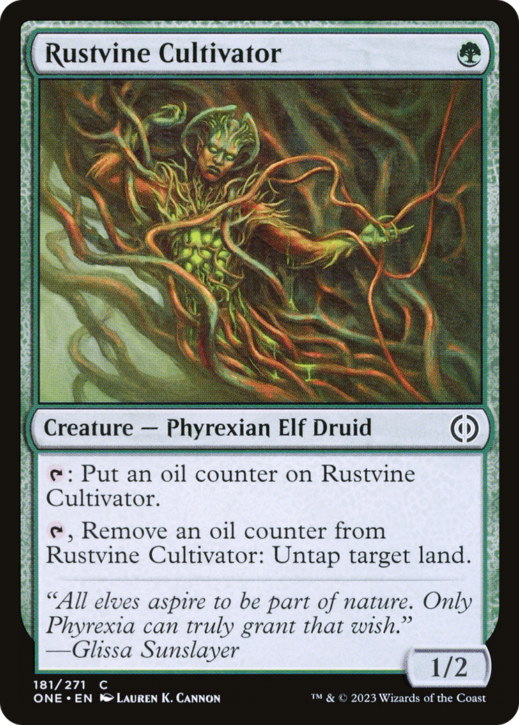 Rustvine Cultivator (ONE-181) - Phyrexia: All Will Be One